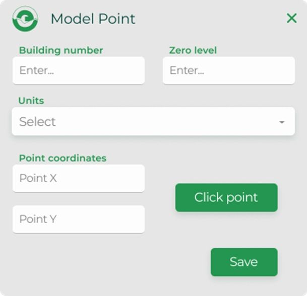 Model Point tool